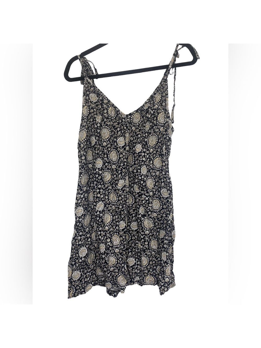 Old Navy Floral Tie-Strap V-Neck Mini Dress - Size M - Picture 2 of 3